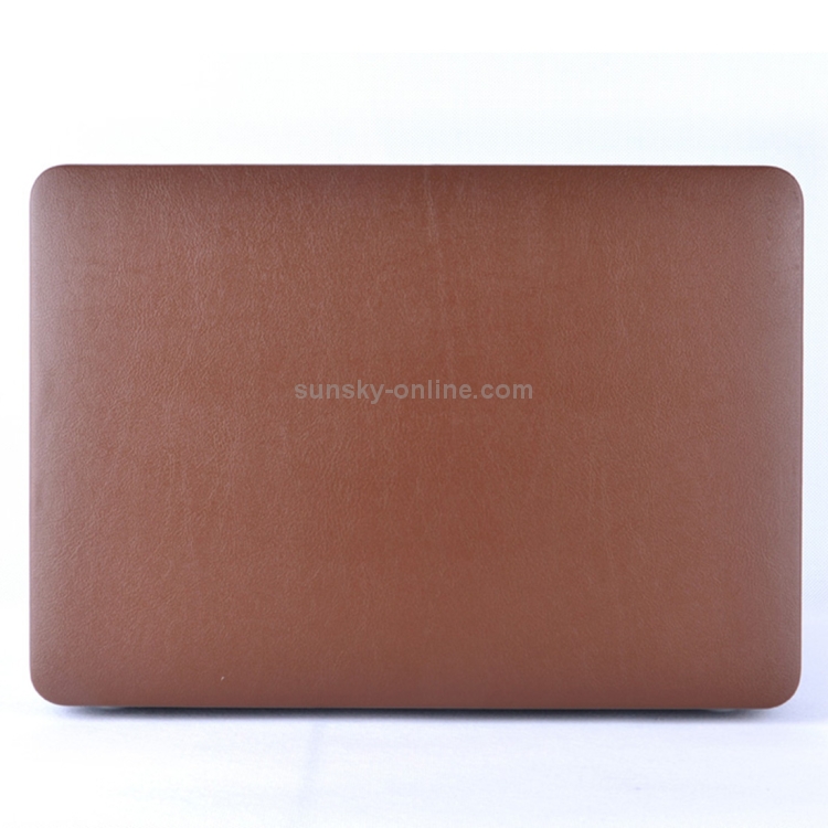 For MacBook Air 13.3 inch A1466 2012-2017 / A1369 2010-2012 Laptop PU Leather Paste Case (Brown) For MacBook Air 13.3 inch A1466 2012-2017 / A1369 2010-2012 Laptop PU Leather Paste Case (Brown)