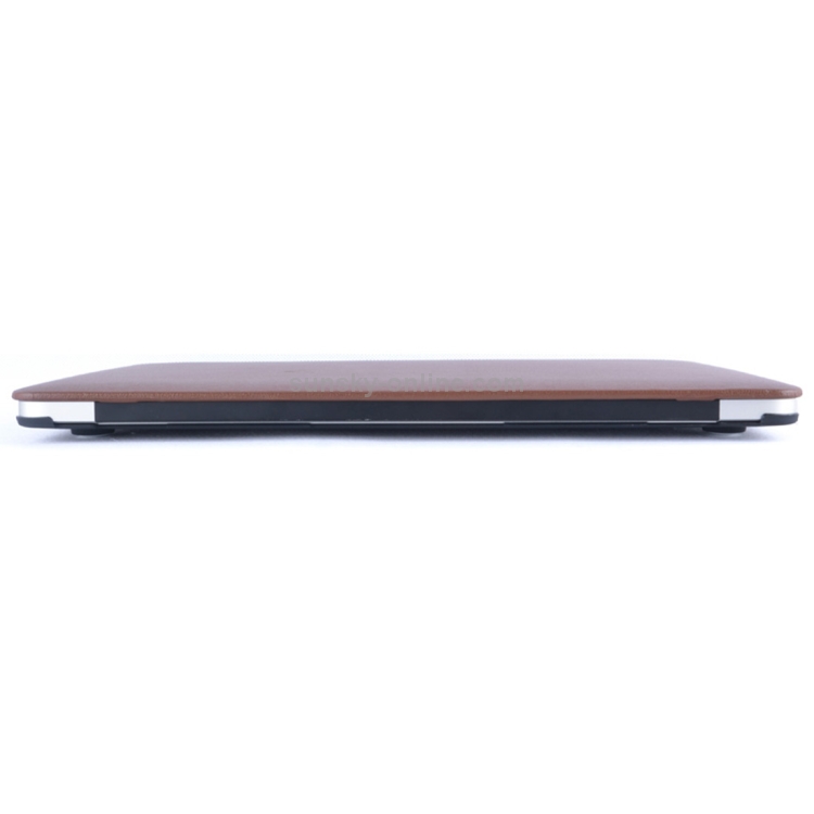 For MacBook Air 13.3 inch A1466 2012-2017 / A1369 2010-2012 Laptop PU Leather Paste Case (Brown) For MacBook Air 13.3 inch A1466 2012-2017 / A1369 2010-2012 Laptop PU Leather Paste Case (Brown)