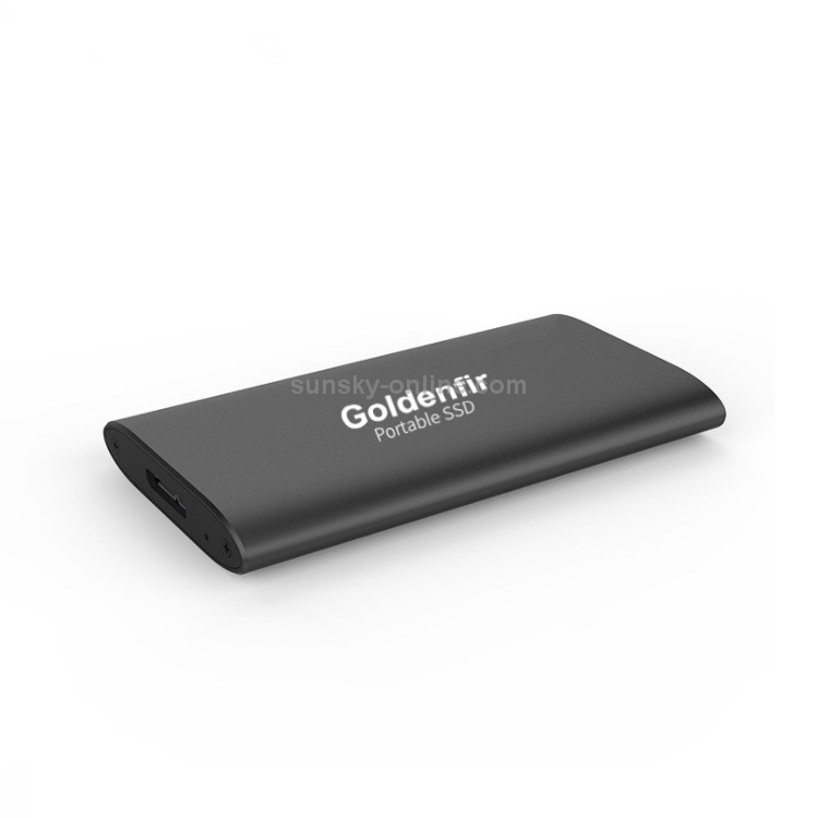 Unidad de estado sólido portátil Goldenfir NGFF a Micro USB 3.0, capacidad: 64 GB (negro) - 1