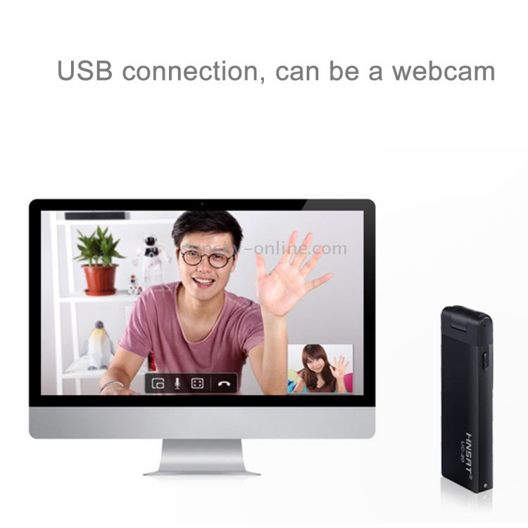 UC-20 Pen Style Full HD 1080P Cámara grabadora de voz con video para reuniones con clip, compatible con tarjeta TF - 8