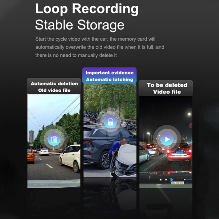 U06 2K Ultra HD Night Vision WiFi Car Driving Recorder Support Mobile APP