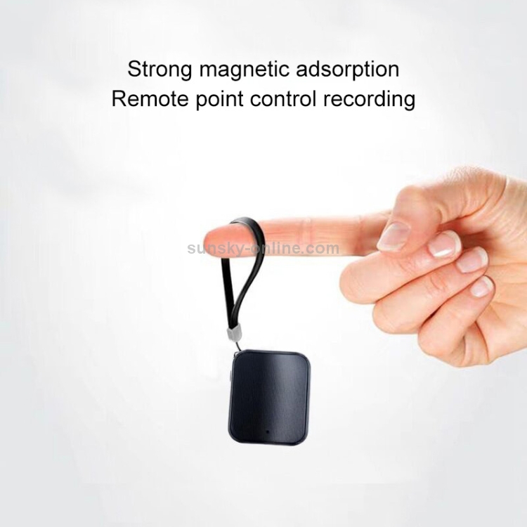 K7 8GB Mini Grabadora MP3 con Control de Voz Inteligente con Reducción de Ruido (Negro) - 10