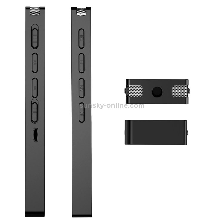 N3 Mini grabadora MP3 con pantalla a color con reducción de ruido de 16 GB (negro) - 4