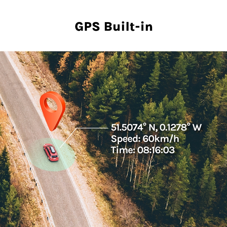 Dashcam 70mai A500S 2.7K Avant/Arrière - Capteur Sony STARVIS 2 - GPS Et WiFi - Mode Parking 24h - Pour Voiture