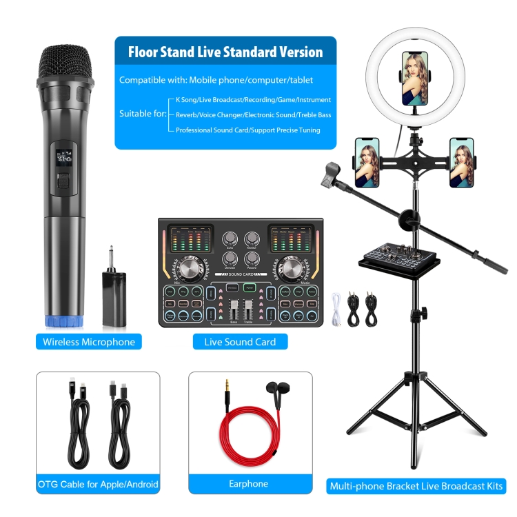 K3 One Drag Two Microphone Lavalier sans fil pour iPhone iPad, réduction du  bruit 2,4