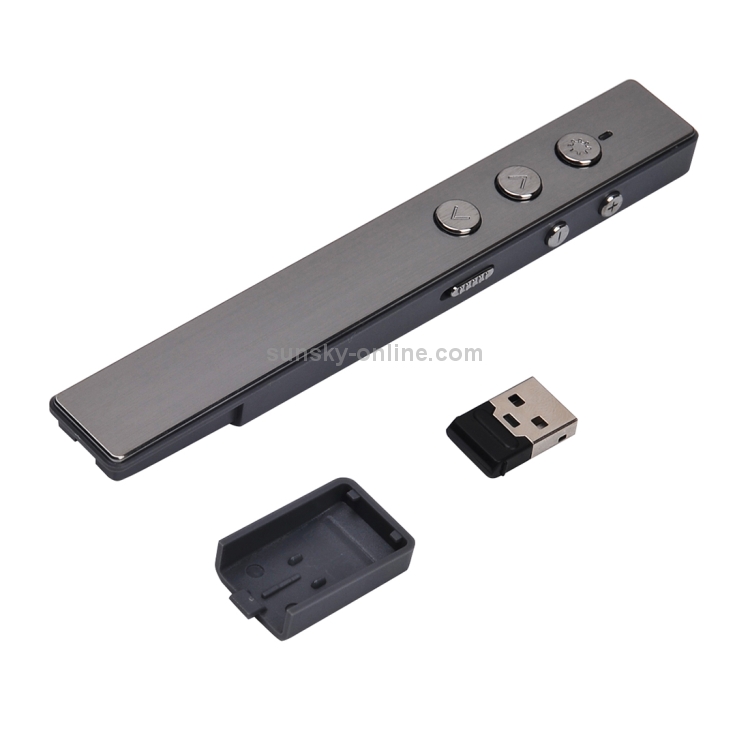 Wireless USB Presenter Remote – PowerPoint Clicker Presentation Pen (Plug & Play)