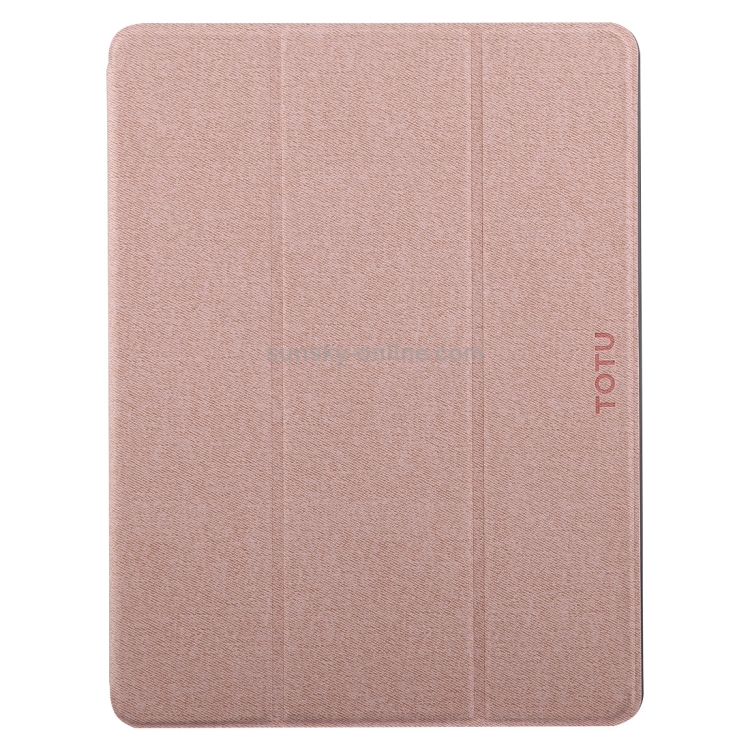 TOTUDESIGN Curtain Series Horizontal Flip Leather Case for iPad Pro 9.7 inch, With Holder & Pen Slot(Rose Gold) TOTUDESIGN Curtain Series Horizontal Flip Leather Case for iPad Pro 9.7 inch, With Holder & Pen Slot(Rose Gold)