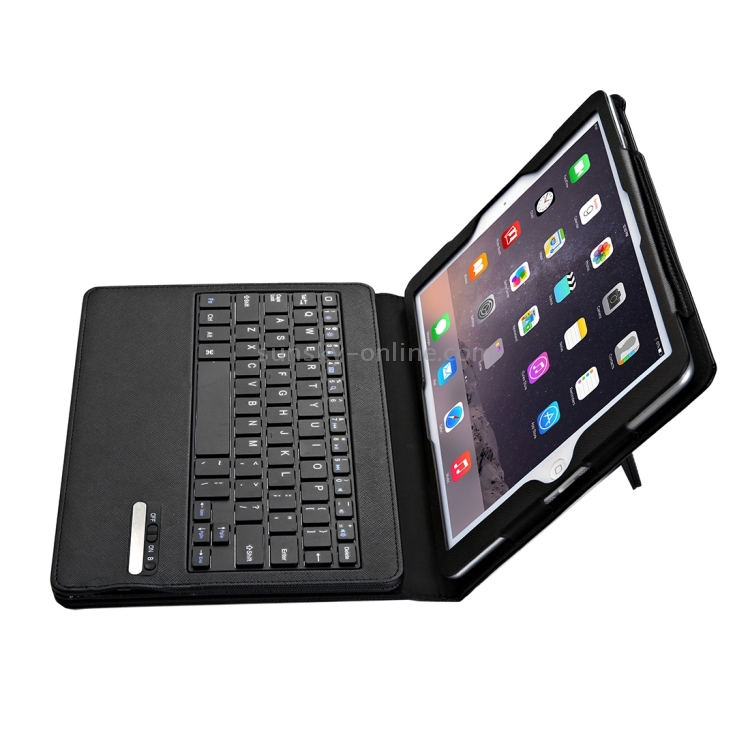 2 in 1 Detachable Bluetooth Keyboard Cross Texture Leather Tablet Case with Holder & Wake-up / Sleep Function for iPad Pro 9.7 inch(Black) 2 in 1 Detachable Bluetooth Keyboard Cross Texture Leather Tablet Case with Holder & Wake-up / Sleep Function for iPad Pro 9.7 inch(Black)