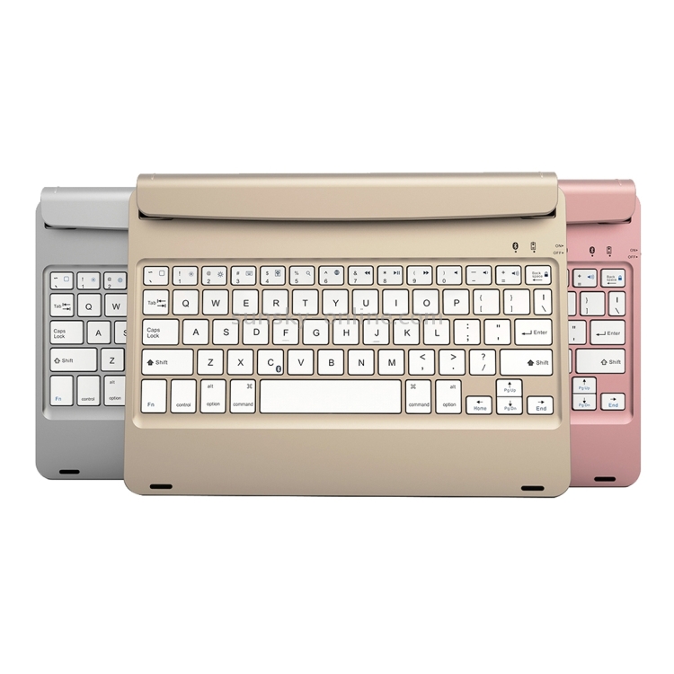 F17 for iPad Pro 9.7 inch & iPad Air 2 & iPad Air Adjustable Slot Magnetic Suction Bluetooth Keyboard with Sleep / Wake-up Function(Gold) F17 for iPad Pro 9.7 inch & iPad Air 2 & iPad Air Adjustable Slot Magnetic Suction Bluetooth Keyboard with Sleep / Wake-up Function(Gold)