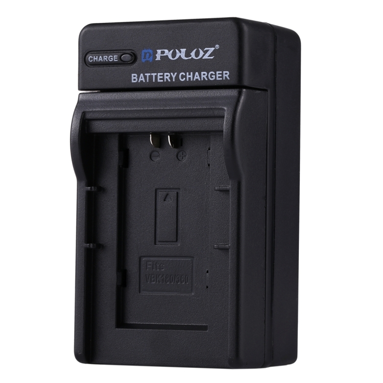 PULUZ EU Plug Battery Charger พร้อมสายสำหรับแบตเตอรี่ Canon BP718 / BP727