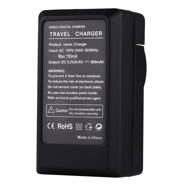 PULUZ EU Plug Battery Charger พร้อมสายสำหรับแบตเตอรี่ Canon BP718 / BP727