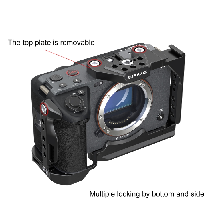 Sony ILME-FX30 / FX3 PULUZ メタル カメラ ケージ スタビライザー