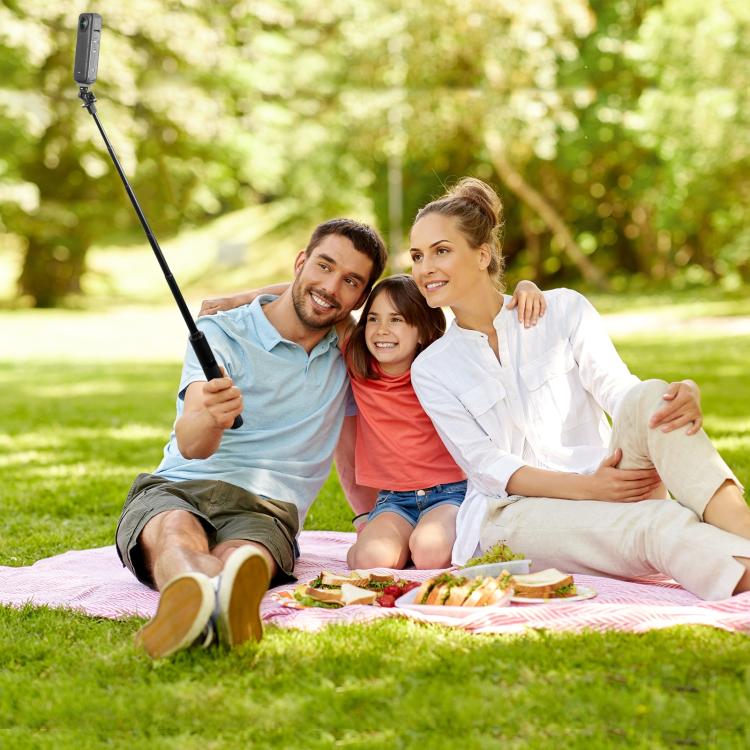 [US Warehouse] PULUZ 1.22m Retractable Invisible Selfie Stick with Tripod For Insta360 X4 / X3