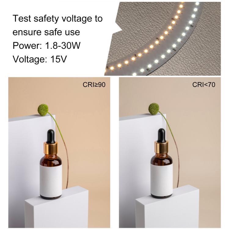 PULUZ Anillo de luz portátil plegable de 50 cm PD30W Caja de tienda de campaña para fotografía de estudio con iluminación fotográfica tipo C de carga rápida con 6 fondos de doble cara, tamaño: 50 cm x 50 cm x 50 cm (enchufe de EE. UU.) - 4