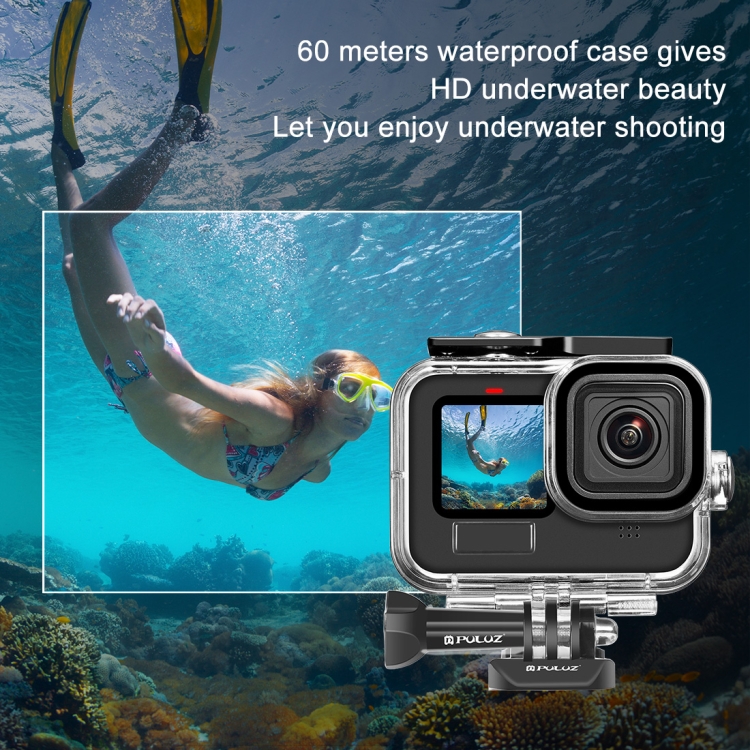 Boîtier étanche pour GoPro, housse de protection pour plongée sous