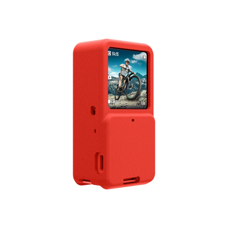 PULUZ Silicone Protective Case for DJI Action 2(Red) - 4