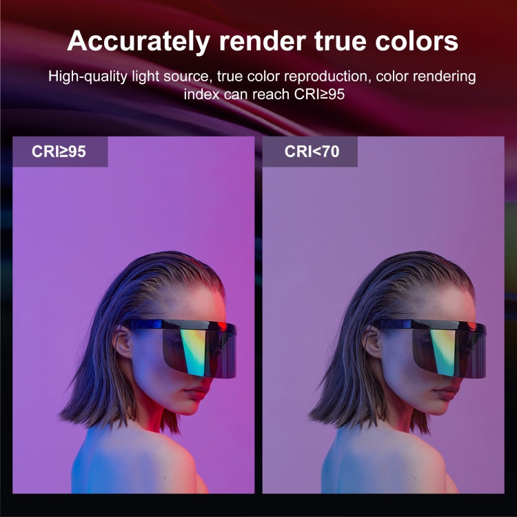 PULUZ LED Full Color RGB Beauty Fill Light Pocket Vlogging Photography ...