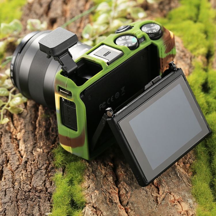 PULUZ Soft Silicone Protective Case for Canon EOS M3(Camouflage)