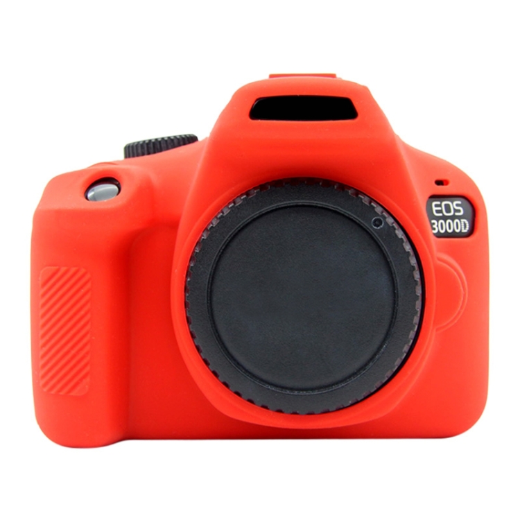 Fit for Canon EOS R Micro Single Silicone Case Non-Slip Wear-Resistant Durable Camera Case, Color : Red