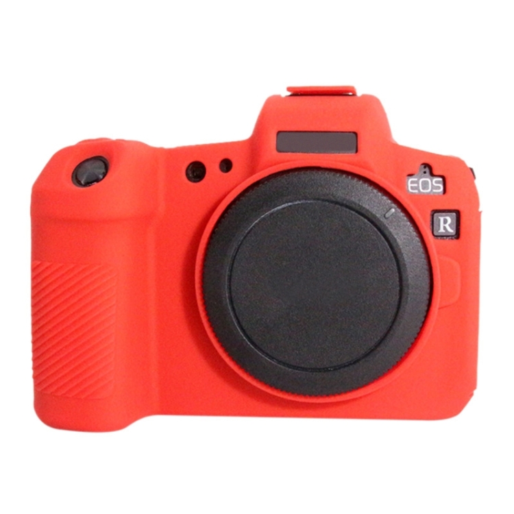 Custodia protettiva in silicone morbido PULIUZ per Canon EOS R5 (rosso)