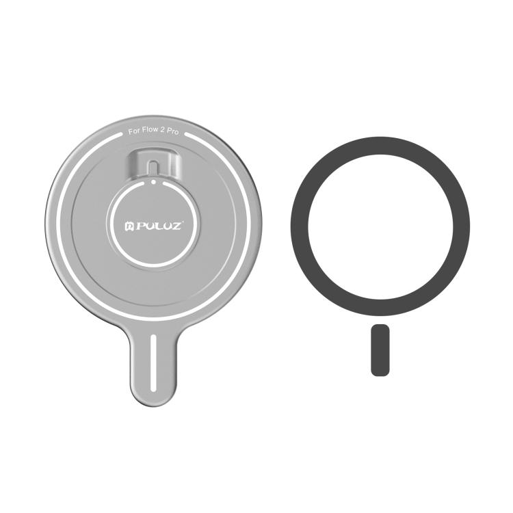 For Insta360 Flow 2 Pro PULUZ Magnetic Phone Mount Adapter (Silver)