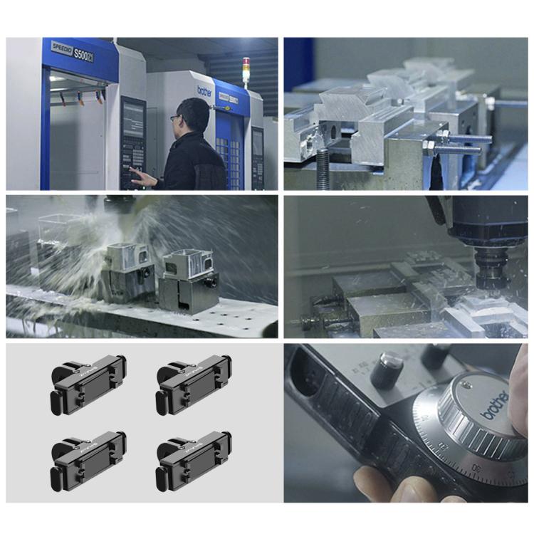 For Insta360 X5 / Ace Pro / Pro 2 PULUZ Aviation Aluminum Quick Release Base Adapter Bracket (Black)