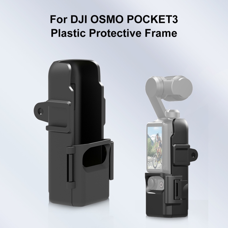 Para DJI OSMO Pocket 3 PULUZ Soporte adaptador de expansión del marco de protección (negro) - 1