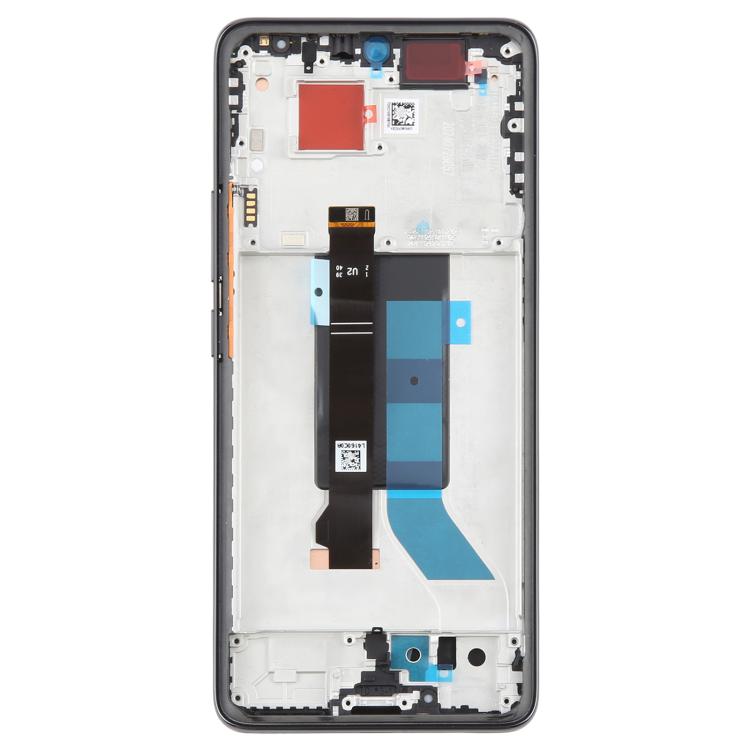 Écran LCD Complet + Vitre Tactile Avec Châssis Noir Pour Xiaomi Poco X6 5G – Neuf OEM