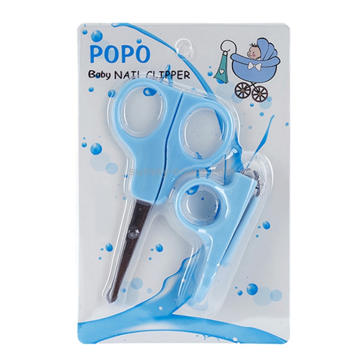 Baby Nail Scissors with Nail Clippers in a 2 in 1 Kit – Very Easy, Gentle, and Safe Nail Care for Newborns