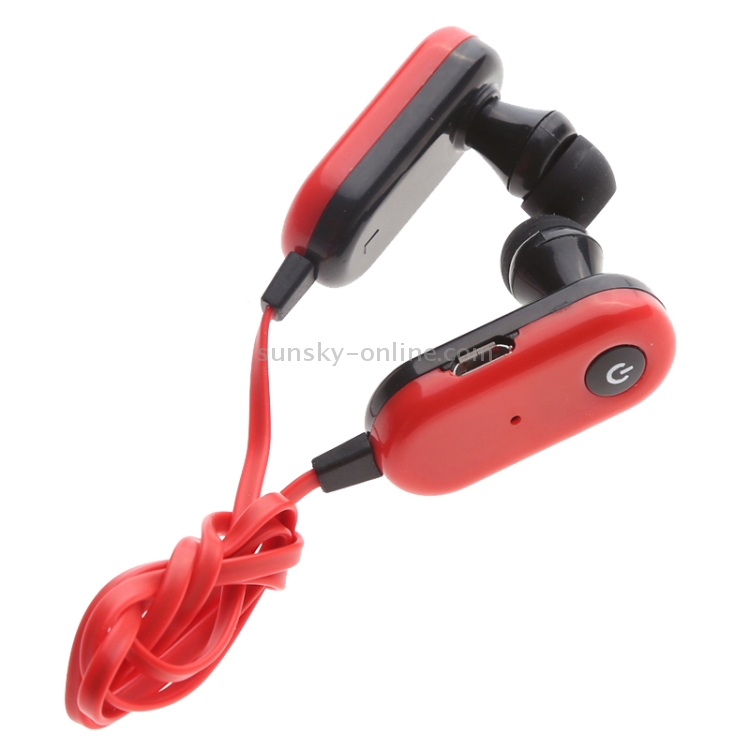 Flat Cable Design Bluetooth 3.0 Stereo Hands-Free Sporty In-Ear Earphone