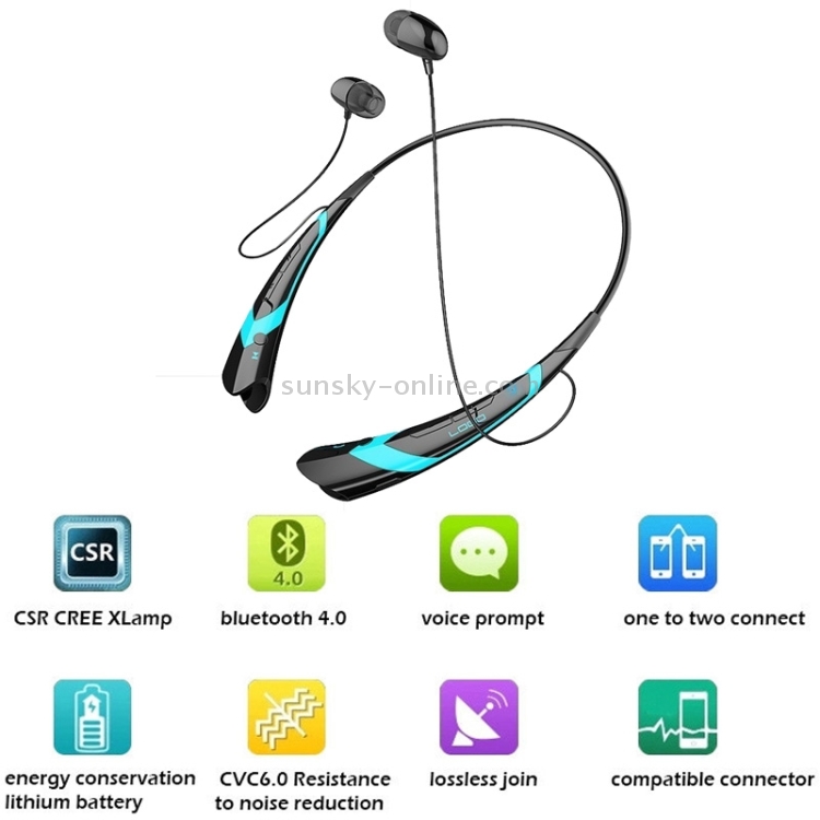 HBS-760 Neckband Earsets  Bluetooth V4.0 HandFree Sports Stereo Headset