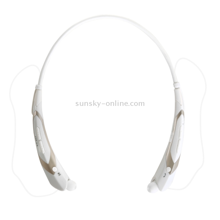 HBS-760 Neckband Earsets  Bluetooth V4.0 HandFree Sports Stereo Headset(Gold)
