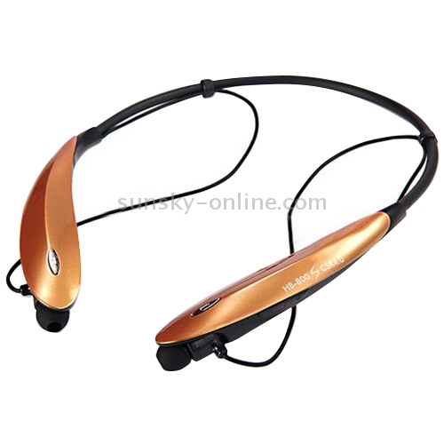 HBS-800S Neckband Earsets  Bluetooth V4.0 HandFree Sports Stereo Headset(Orange)