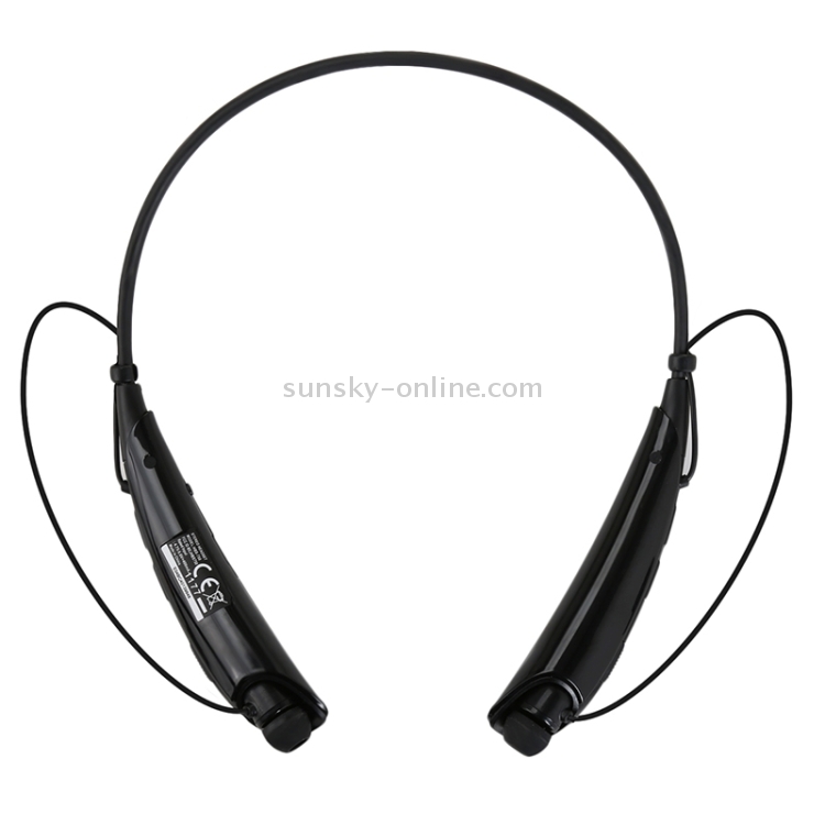 HBS-750 Neckband Earsets  Bluetooth V3.0 HandFree Sports Stereo Headset(Black)