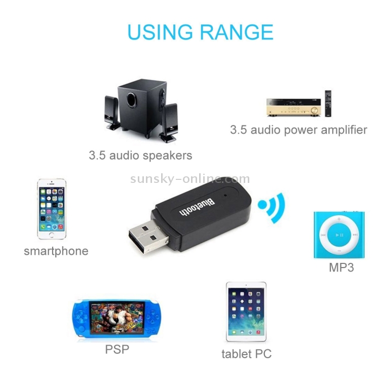 YET-M1 USB Bluetooth V2.1 Music Receiver, Wireless Distance: 10m YET-M1 USB Bluetooth V2.1 Music Receiver, Wireless Distance: 10m
