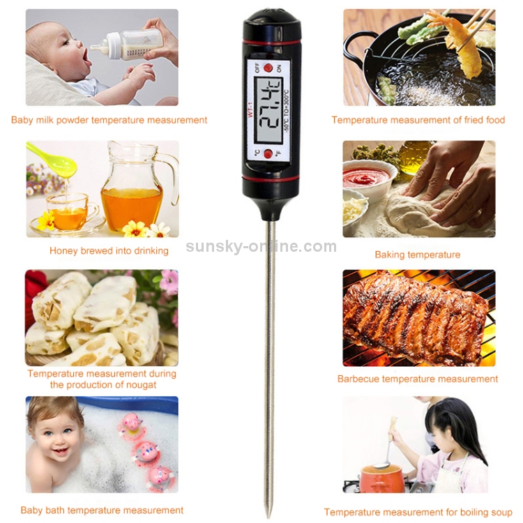 1pc Digital Thermometer for Food, Barbecue, Baking, Water, Room  Temperature, Baby Milk Powder, and More - Accurate and Easy to Use
