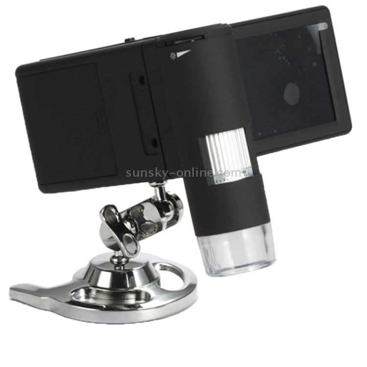 Microscopio digital de mano LCD 500X 5 megapíxeles de 3 pulgadas con 8 LED (DMS-039M) - 4