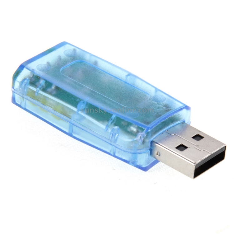 Adaptador de tarjeta de sonido externa USB DSP 5.1 Canal mono (entrega aleatoria de colores) - 2