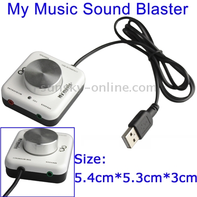 Nueva tarjeta de audio externa USB My Music Sound Blaster USB - 1