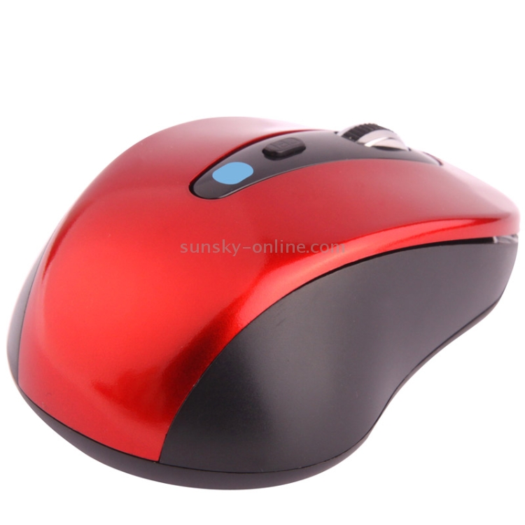 Ratón óptico Bluetooth 3.0, distancia de trabajo: 10 m (rojo) - 2
