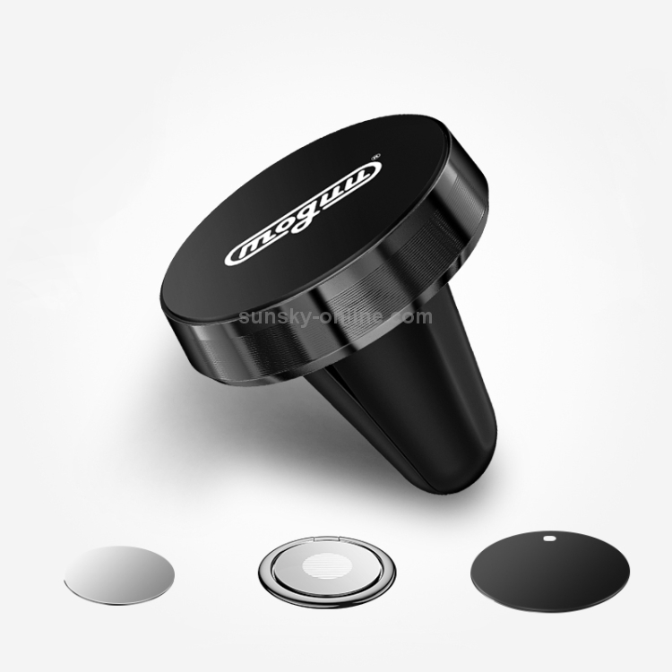 JOYROOM MOGUU MG-ZS003 360 Degrees Rotation Aluminium Alloy + Silicone + Magnet Car Air Outlet Magnetic Holder Suit JOYROOM MOGUU MG-ZS003 360 Degrees Rotation Aluminium Alloy + Silicone + Magnet Car Air Outlet Magnetic Holder Suit