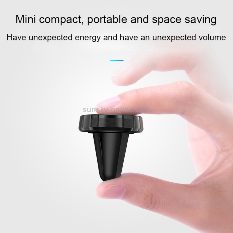JOYROOM MOGUU MG-ZS003 360 Degrees Rotation Aluminium Alloy + Silicone + Magnet Car Air Outlet Magnetic Holder Suit JOYROOM MOGUU MG-ZS003 360 Degrees Rotation Aluminium Alloy + Silicone + Magnet Car Air Outlet Magnetic Holder Suit