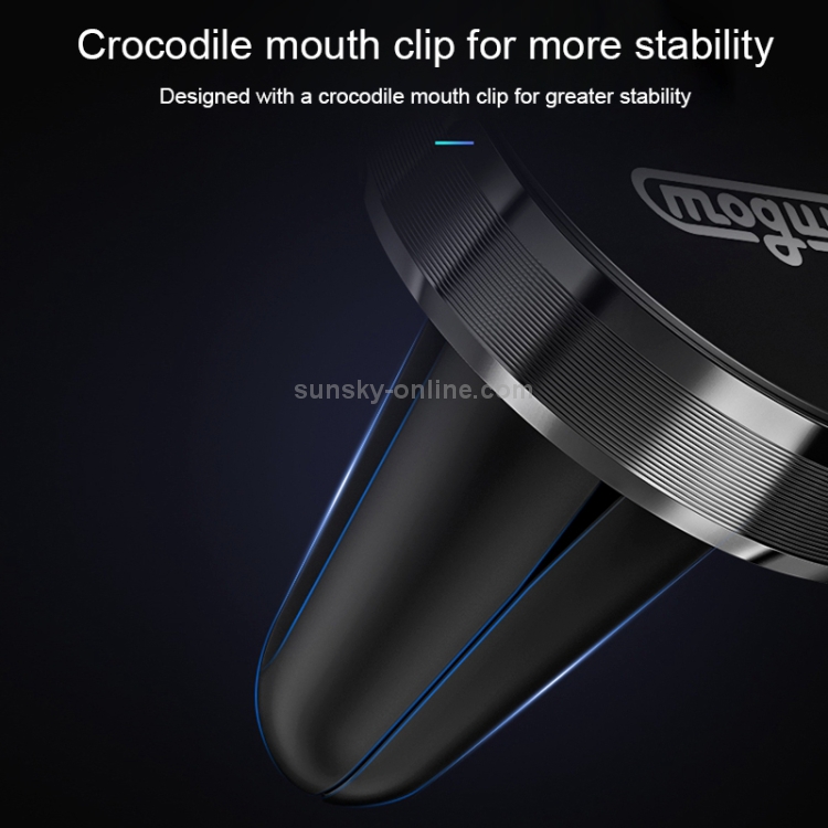 JOYROOM MOGUU MG-ZS003 360 Degrees Rotation Aluminium Alloy + Silicone + Magnet Car Air Outlet Magnetic Holder Suit JOYROOM MOGUU MG-ZS003 360 Degrees Rotation Aluminium Alloy + Silicone + Magnet Car Air Outlet Magnetic Holder Suit
