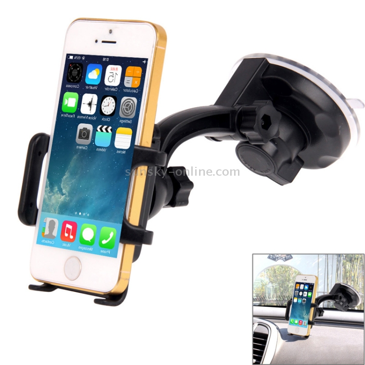 Universal 360 Degree Rotation Suction Cup Car Holder / Desktop Stand for iPhone, Galaxy, Sony, Lenovo, HTC, Huawei, and other Smartphones of Width: 4.5cm - 7.4cm(Black) Universal 360 Degree Rotation Suction Cup Car Holder / Desktop Stand for iPhone, Galaxy, Sony, Lenovo, HTC, Huawei, and other Smartphones of Width: 4.5cm - 7.4cm(Black)