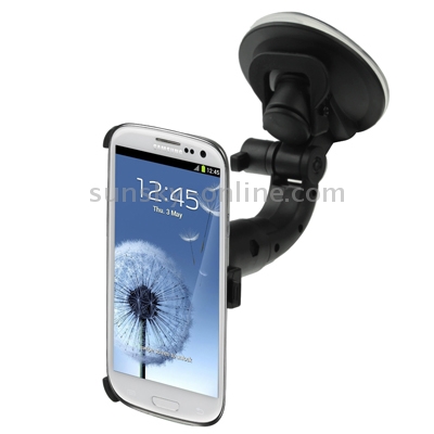 Suction Cup Car Holder for Galaxy S III / i9300, Support 360 Degree Rotation(Black) Suction Cup Car Holder for Galaxy S III / i9300, Support 360 Degree Rotation(Black)