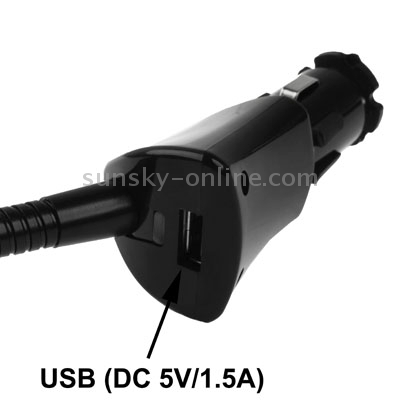 Universal Car Mount with 5V / 1.5A USB Charger for Galaxy S III / i9300 / iPhone 4 & 4S / 3GS / Smart Phone, Support 360 Degree Rotation, Height: 108-135mm(Black) Universal Car Mount with 5V / 1.5A USB Charger for Galaxy S III / i9300 / iPhone 4 & 4S / 3GS / Smart Phone, Support 360 Degree Rotation, Height: 108-135mm(Black)