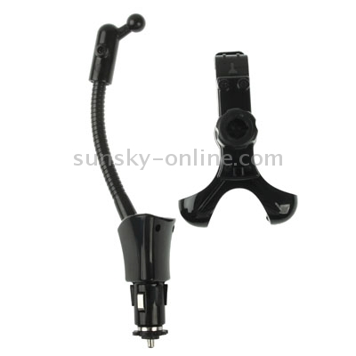 Universal Car Mount with 5V / 1.5A USB Charger for Galaxy S III / i9300 / iPhone 4 & 4S / 3GS / Smart Phone, Support 360 Degree Rotation, Height: 108-135mm(Black) Universal Car Mount with 5V / 1.5A USB Charger for Galaxy S III / i9300 / iPhone 4 & 4S / 3GS / Smart Phone, Support 360 Degree Rotation, Height: 108-135mm(Black)