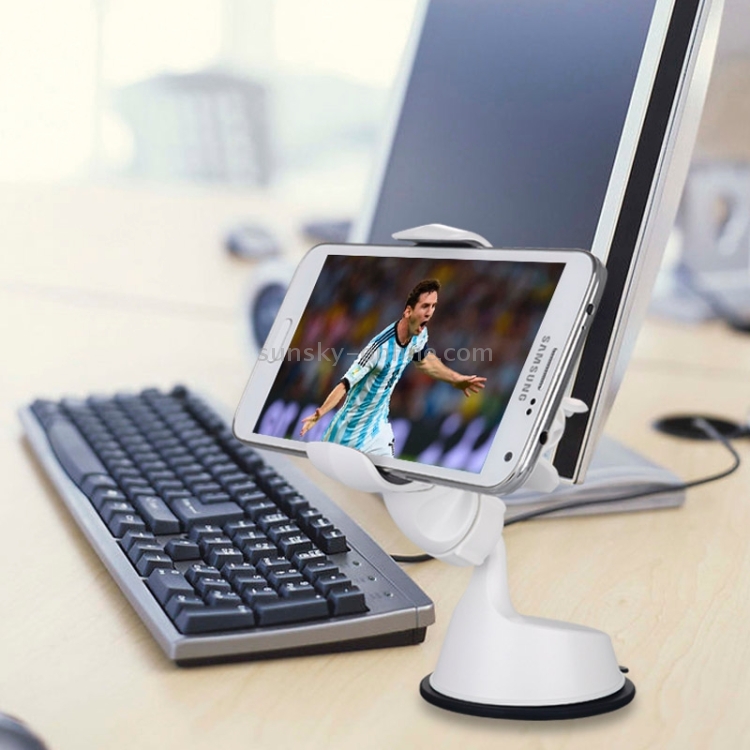 Universal 360 Degree Rotation Suction Cup Car Holder / Desktop Stand for iPhone and Other Mobile Phones / MP4 / PDA(Black) Universal 360 Degree Rotation Suction Cup Car Holder / Desktop Stand for iPhone and Other Mobile Phones / MP4 / PDA(Black)