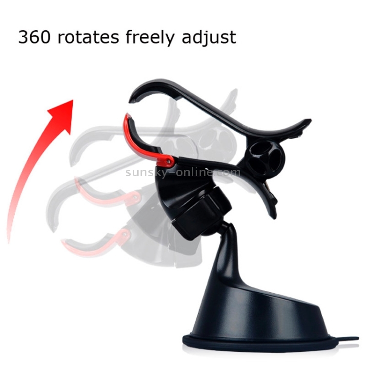 Universal 360 Degree Rotation Suction Cup Car Holder / Desktop Stand for iPhone and Other Mobile Phones / MP4 / PDA(Black) Universal 360 Degree Rotation Suction Cup Car Holder / Desktop Stand for iPhone and Other Mobile Phones / MP4 / PDA(Black)