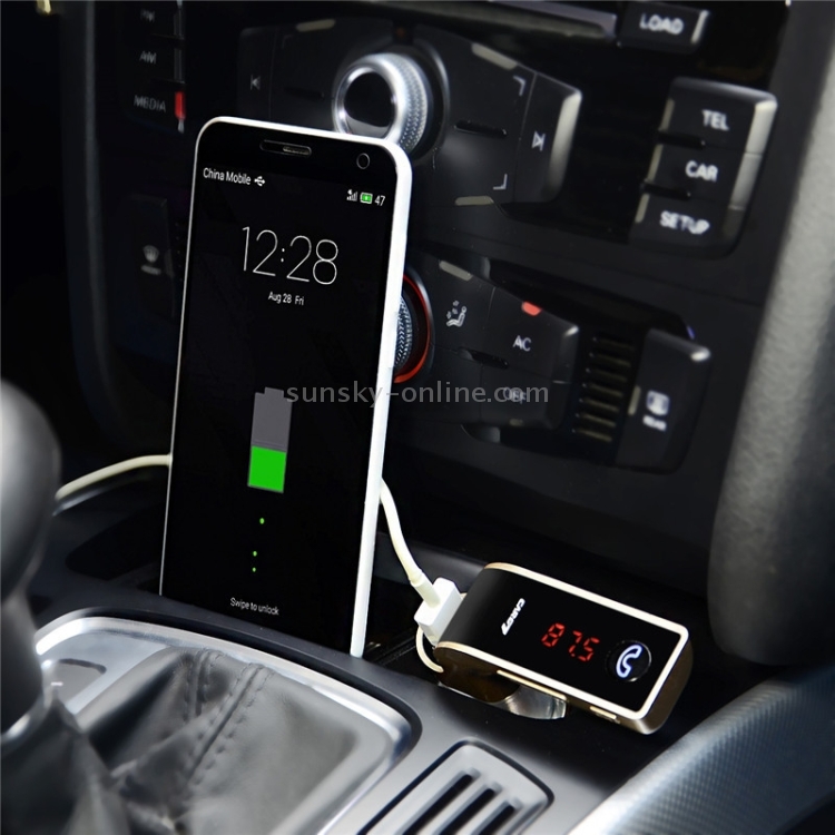 Multifunctional Bluetooth Car Charger with Car Full Frequency FM Transmitter / Stereo MP3 Player for iPhone 6s & 6s Plus, Galaxy Note 5 & S6 Edge+, and Most Bluetooth Mobile Devices(Pink) Multifunctional Bluetooth Car Charger with Car Full Frequency FM Transmitter / Stereo MP3 Player for iPhone 6s & 6s Plus, Galaxy Note 5 & S6 Edge+, and Most Bluetooth Mobile Devices(Pink)